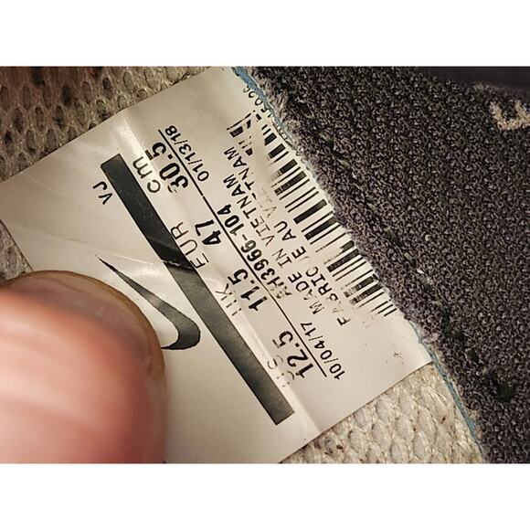 Nike Free Run (RN) 2018 Kelly Anna "t-shirt" design Size 12.5 AH3966-104‎ - Picture 9 of 9